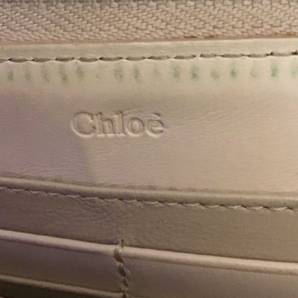 Chloe Pale Pink Leather Zip-Around Wallet - Picture 2 of 11